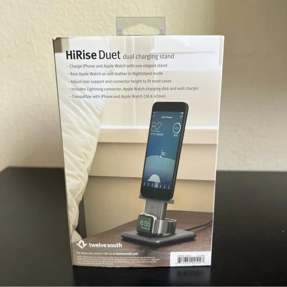 🖤New🖤 TWELVE SOUTH HiRise Duet Dual Charging Stand for Apple